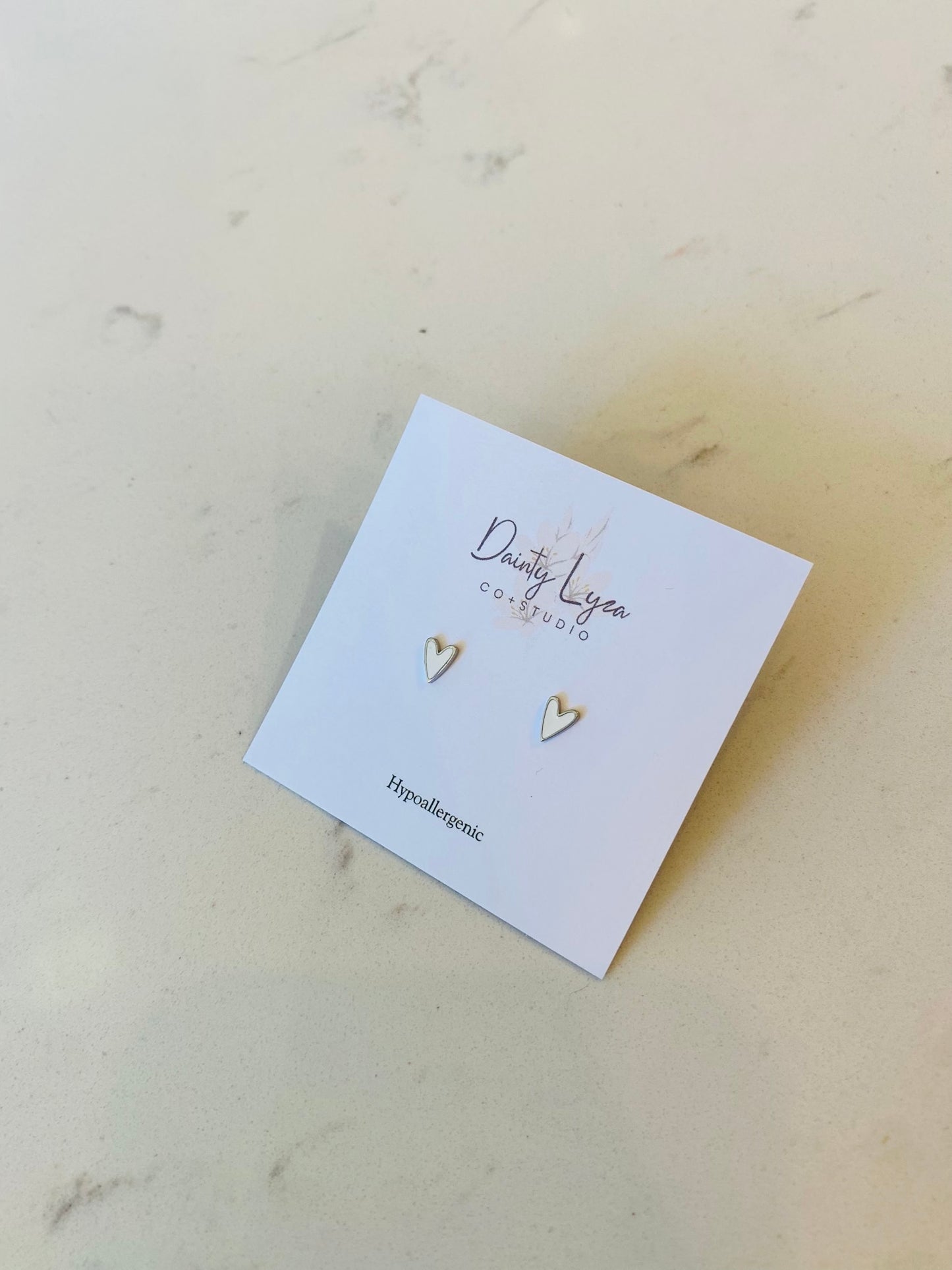 Dainty Heart Earrings