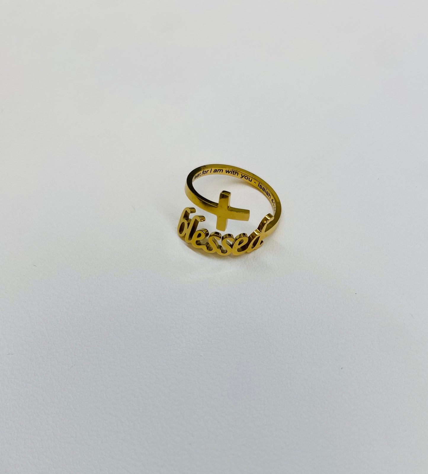 Faith Blessed Ring Adjustable